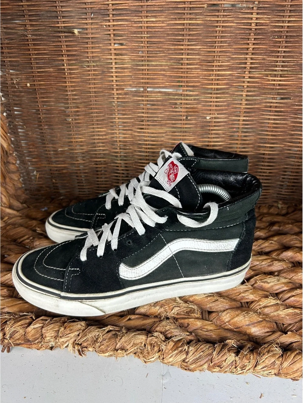 Vans Sk8-Hi black high top sneakers